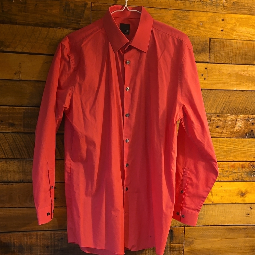Men's Pink Button-Up Shirt